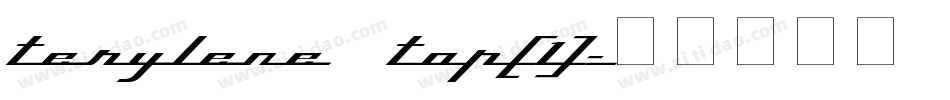 Terylene Top(1)字体转换